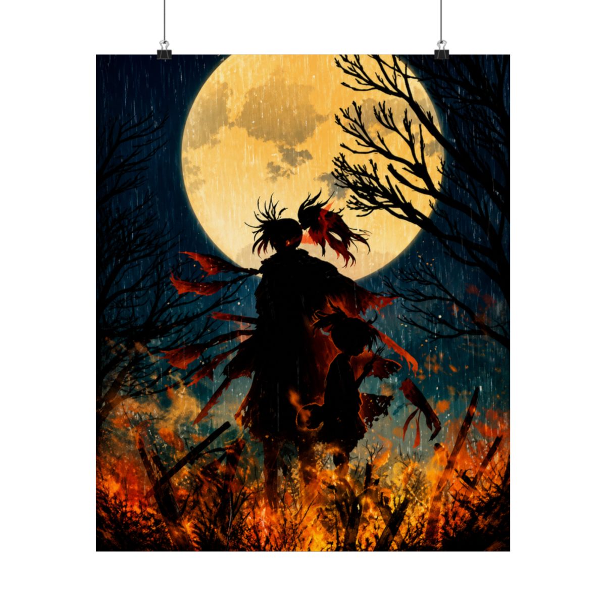 Dororo and Hyakkimaru Scroll Wall Poster - alternate angle 5, merchandise
