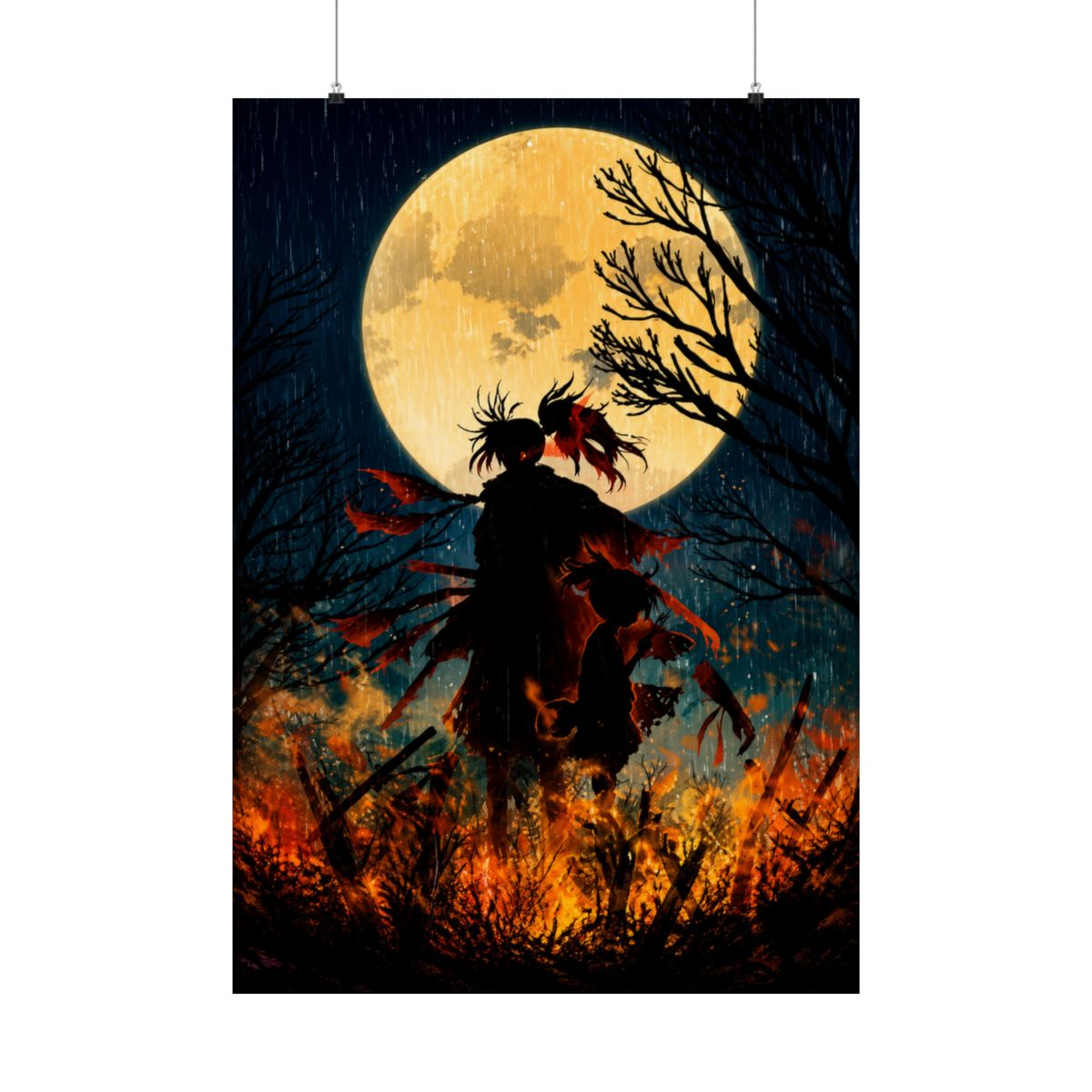 Dororo and Hyakkimaru Scroll Wall Poster - alternate angle 1, merchandise