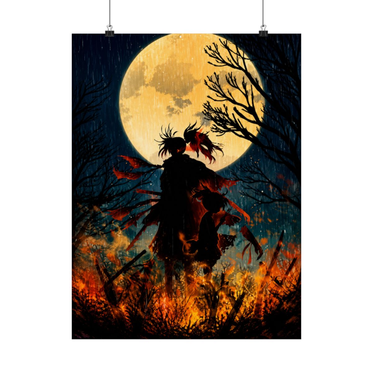 Dororo and Hyakkimaru Scroll Wall Poster - alternate angle 1, merchandise