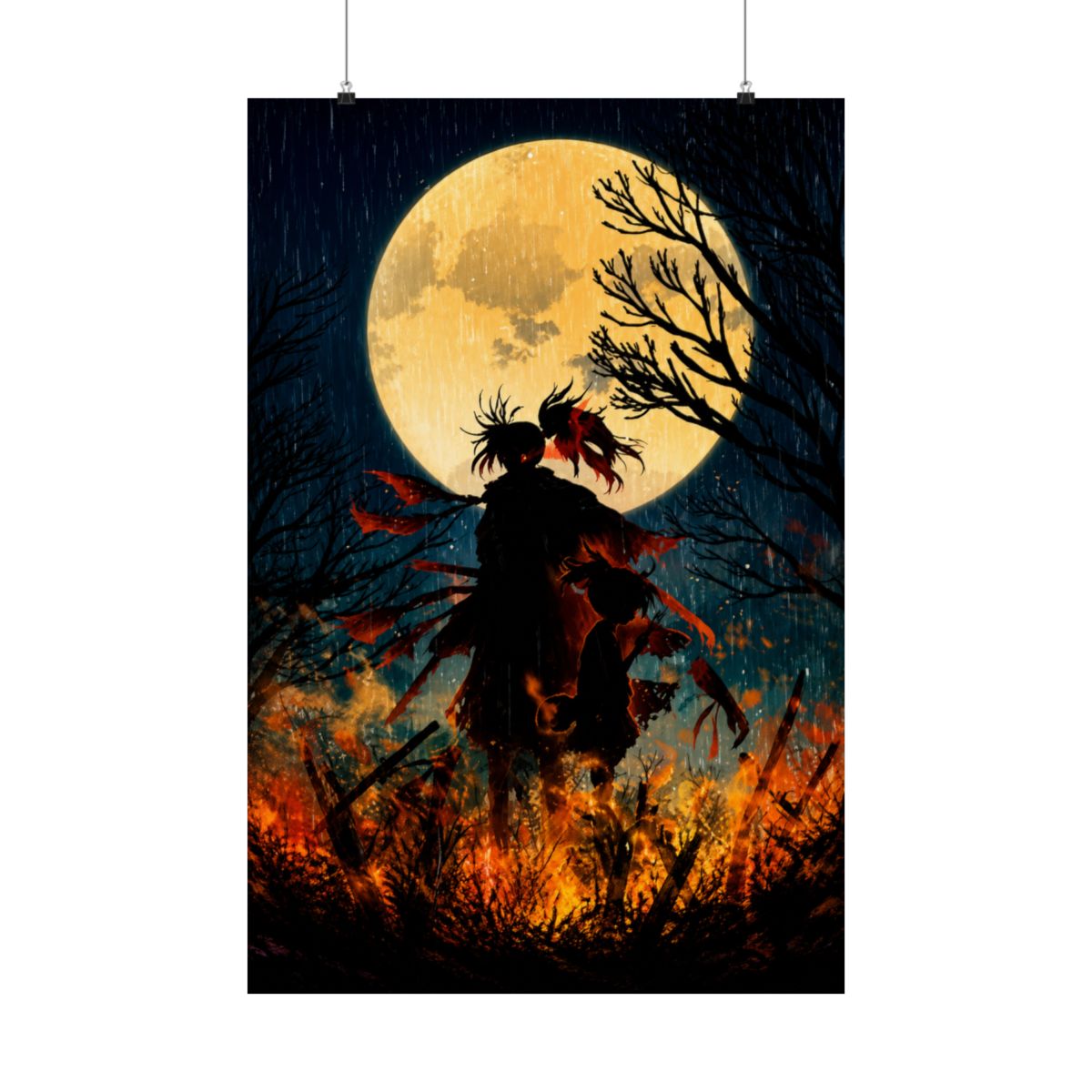 Dororo and Hyakkimaru Scroll Wall Poster - alternate angle 2, merchandise